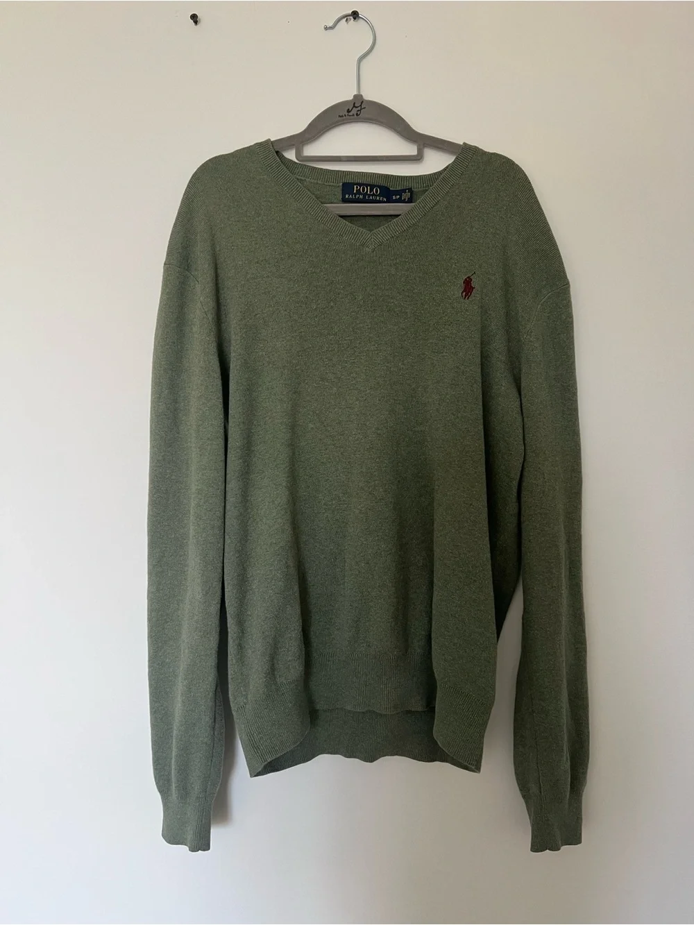 Polo V-neck Sweater - Picture 3 of 3